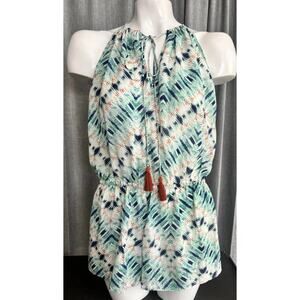 SOFIA by ViX X Revolve Voyage Cali Romper Swim Coverup Size Small Tassels